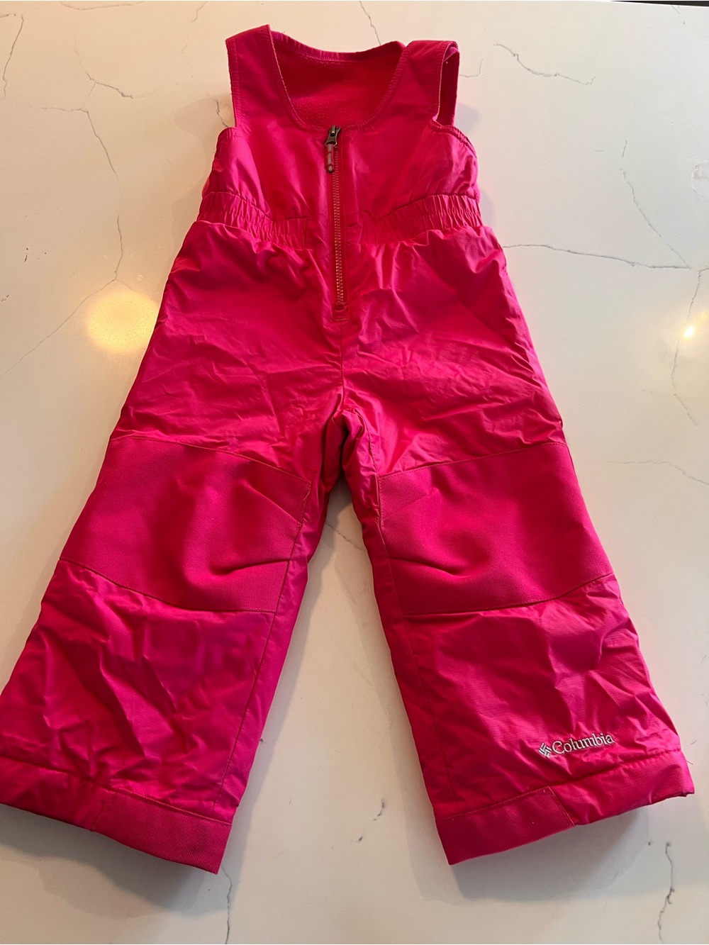 Columbia Kids Hot Pink Snow Overalls